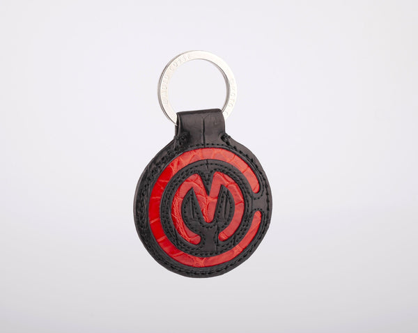 MOTOCORSE Official Crocodile Leather Key Ring 9
