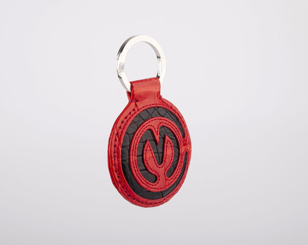 MOTOCORSE Official Crocodile Leather Key Ring 18