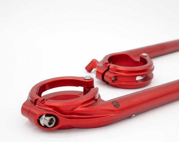 Aluminum clip-on bars with Titanium pins and screws - Ducati Panigale 899/959/1199/1299 5