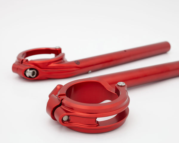 Aluminum clip-on bars with Titanium pins and screws - Ducati Panigale 899/959/1199/1299 6