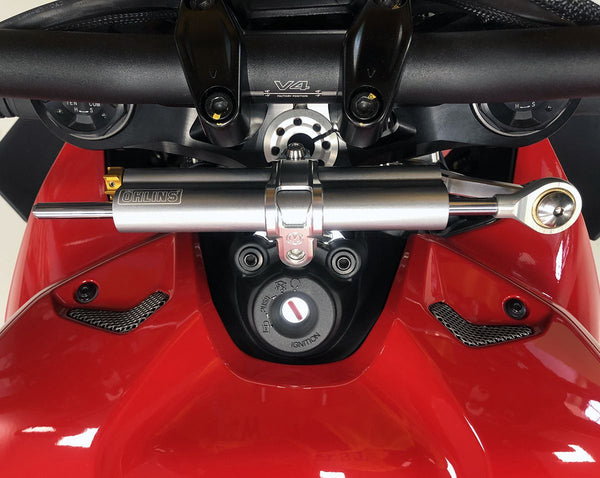 Ohlins Linear Steering Damper Mounting Kit (Ohlins damper not included) - Ducati Streetfighter V4 7