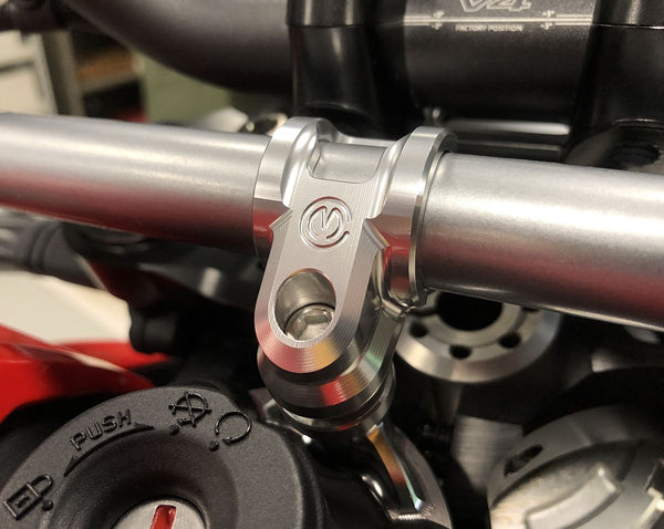 Ohlins Linear Steering Damper Mounting Kit (Ohlins damper not included) - Ducati Streetfighter V4 9