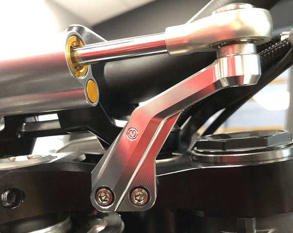 Ohlins Linear Steering Damper Mounting Kit (Ohlins damper not included) - Ducati Streetfighter V4 11