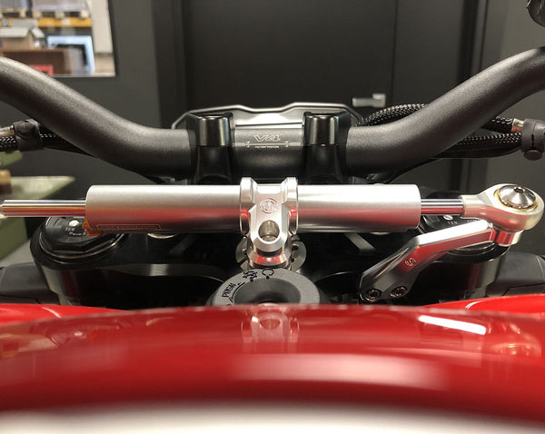 Ohlins Linear Steering Damper Mounting Kit (Ohlins damper not included) - Ducati Streetfighter V4 13