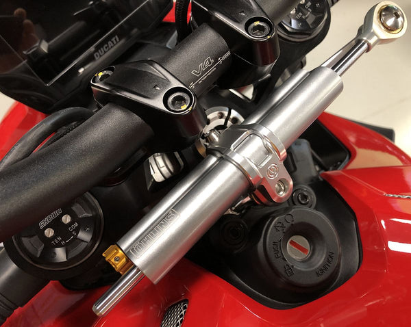 Ohlins Linear Steering Damper Mounting Kit (Ohlins damper not included) - Ducati Streetfighter V4 14