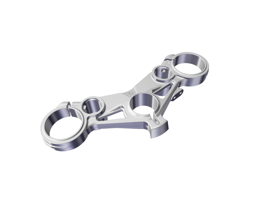 Billet Aluminium steering top triple yoke with 52mm. Ohlins racing front forks - Ducati Streetfighter V4 2025 1