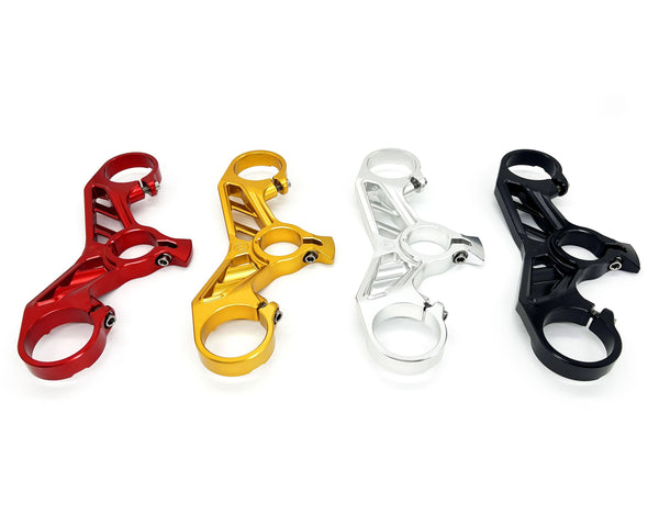 Billet Aluminium steering top triple yoke Ducati Panigale 899/959/1199/1299 - Ohlins Racing 52mm. front forks 2