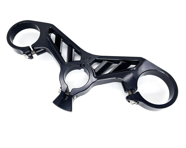 Billet Aluminium steering top triple yoke Ducati Panigale 899/959/1199/1299 - Ohlins Racing 52mm. front forks 6