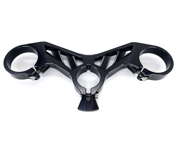 Billet Aluminium steering top triple yoke Ducati Panigale 899/959/1199/1299 - Ohlins Racing 52mm. front forks 7