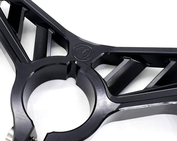 Billet Aluminium steering top triple yoke Ducati Panigale 899/959/1199/1299 - Ohlins Racing 52mm. front forks 8