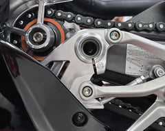 MOTOCORSE Side frame plates kit machined from solid aluminum - Ducati Panigale V4 2025 / Streetfighter V4 2025 Colore - Nero