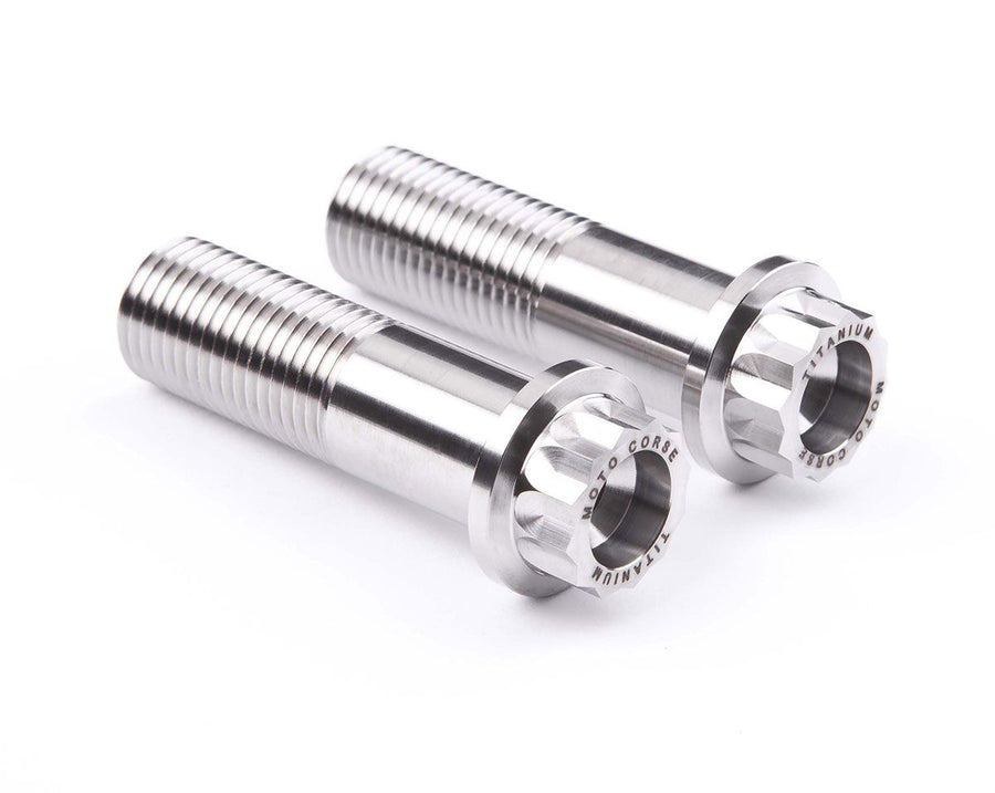 Pair of Eccentric hub titanium screws