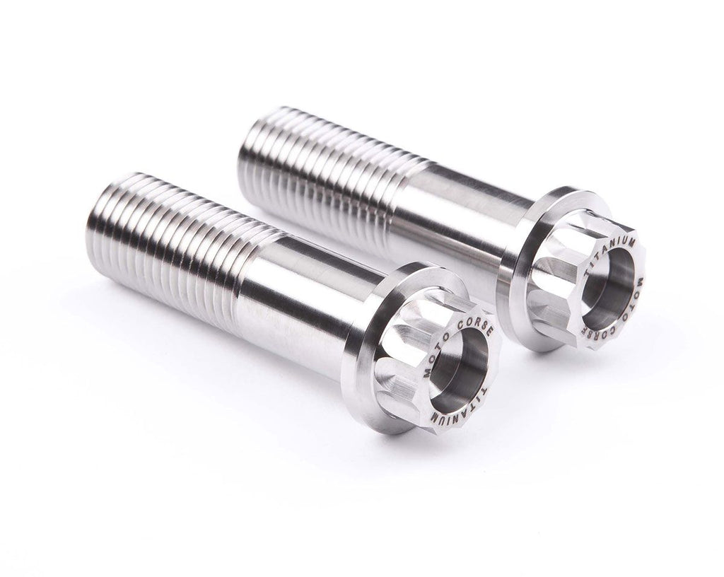 Pair of Eccentric hub titanium screws