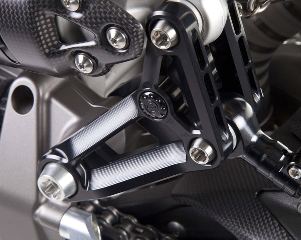 Machined from solid rear suspension link kit - Ducati Panigale 899/959/1199/1299/V2 Colore