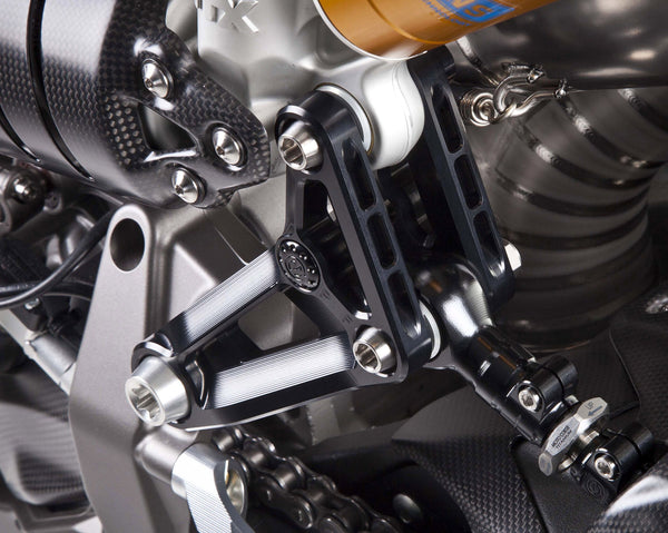 Machined from solid rear suspension link kit - Ducati Panigale 899/959/1199/1299/V2 Colore