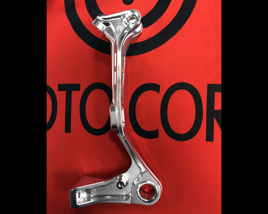 MOTOCORSE Aluminum rear shock absorber support - Ducati Panigale V4 2025 / Streetfighter V4 2025 Colore - Argento 1
