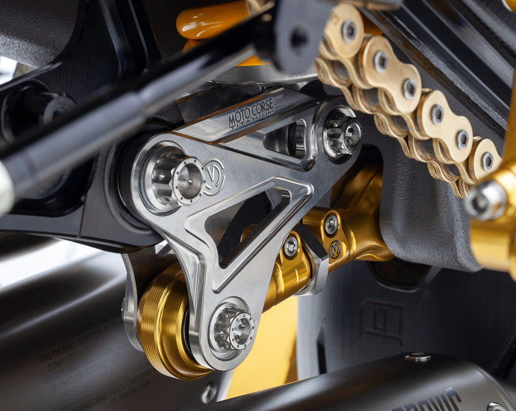 Titanium special screws and nuts for rear suspension link kit - Ducati Panigale V4 2025 / Streetfighter V4 2025 1
