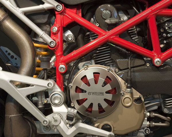 ALUMINUM FRAME CAPS KIT - DUCATI HYPERMOTARD 1100 2