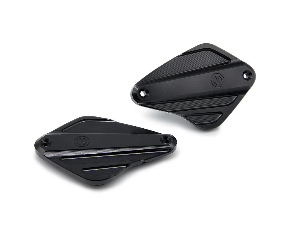 Pair oil reservoir caps for genuine clutch and brake master cylinder Colore