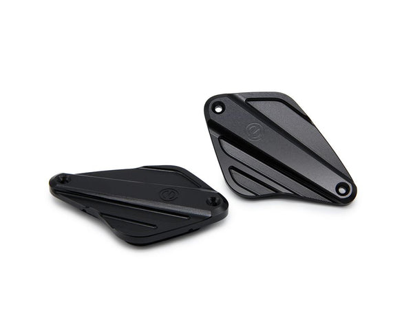 Pair oil reservoir caps for genuine clutch and brake master cylinder Colore