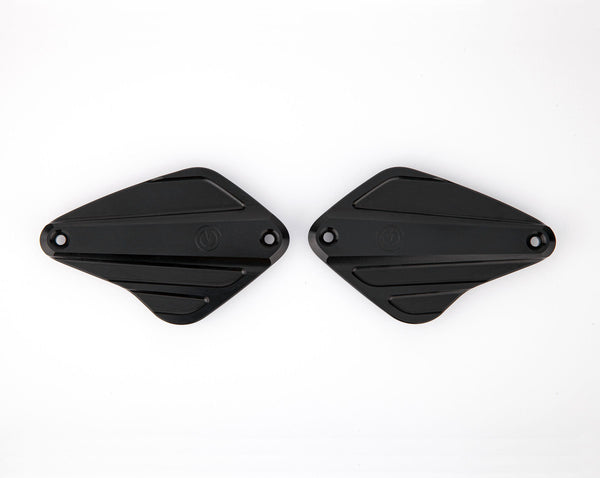 Pair oil reservoir caps for genuine clutch and brake master cylinder Colore