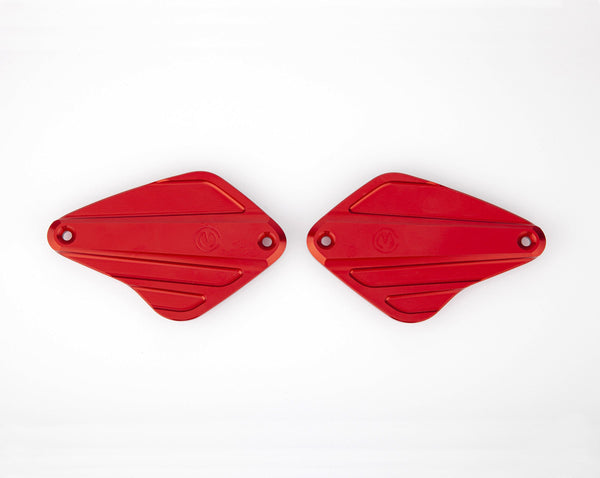 Pair oil reservoir caps for genuine clutch and brake master cylinder Colore