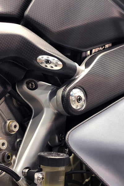 Aluminium frame plugs kit (Nr.6) Panigale V4 Colore