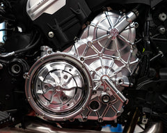 MOTOCORSE Aluminum right engine crankcase with titanium screws - Streetfighter V4 2025 Colore - Nero