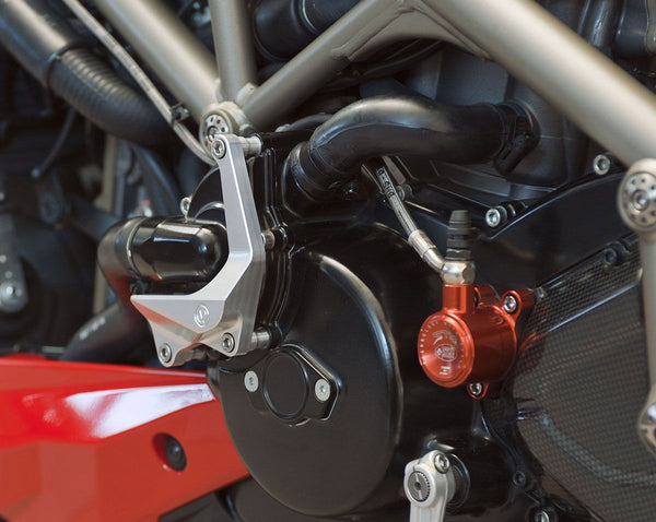 Billet water pump protection ducati 4 valves models 5