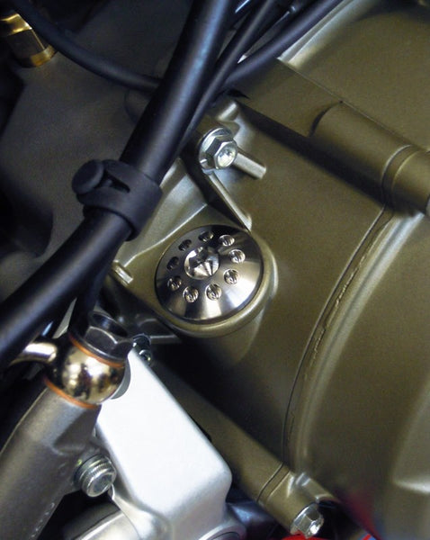 Titanium oil plug