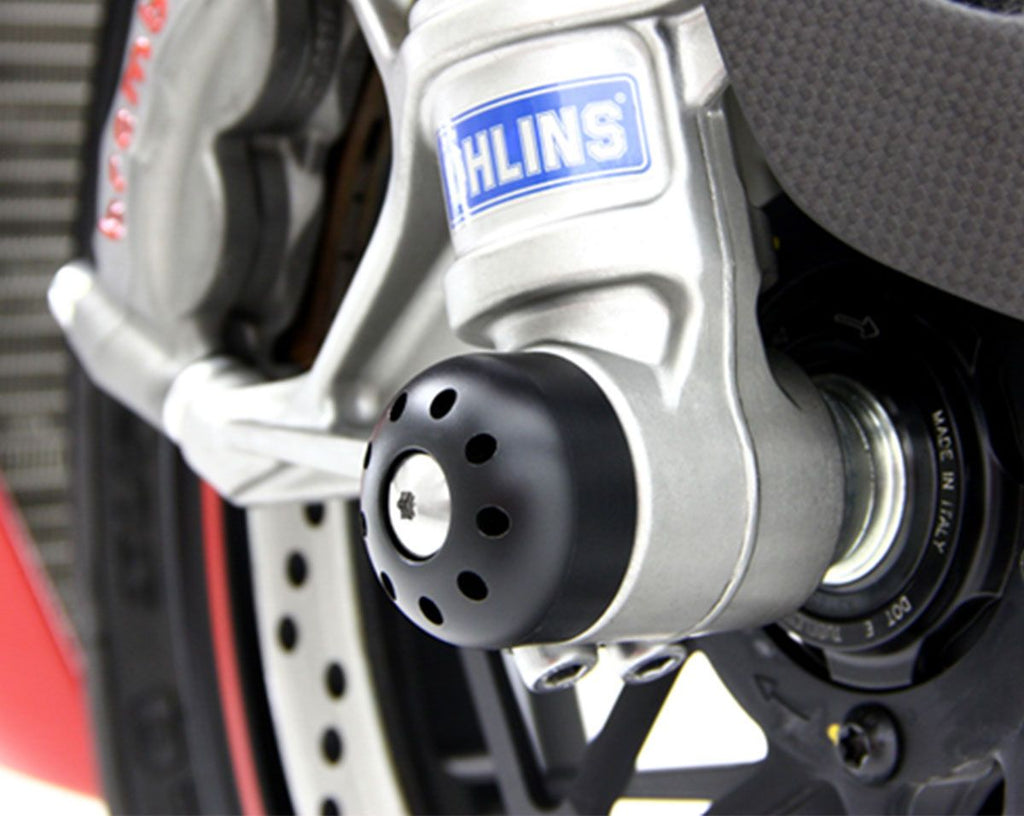 Front fork axle sliders inc. Titanium bolts