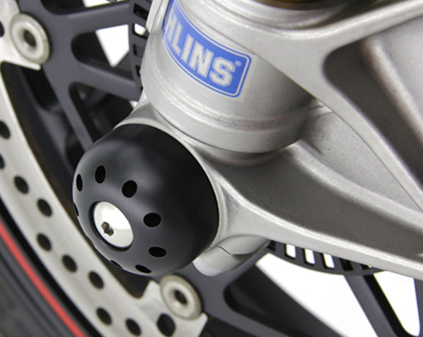 Front fork axle sliders inc. Titanium bolts