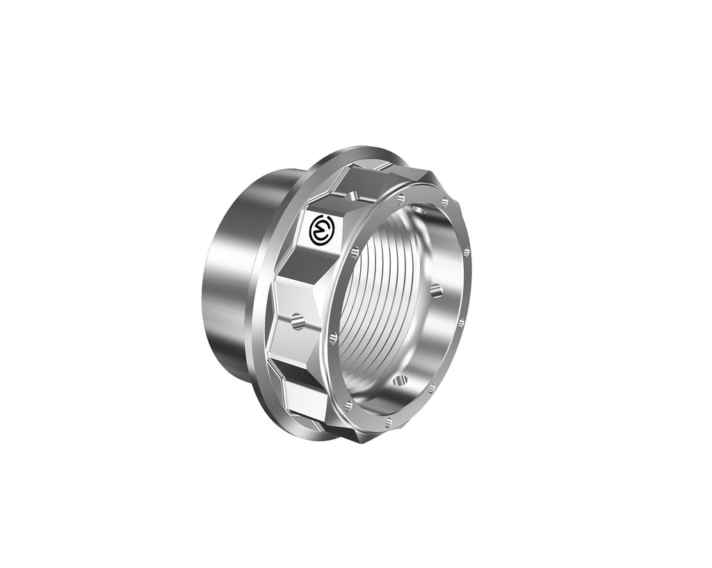 MOTOCORSE titanium front wheel axle nut Ducati