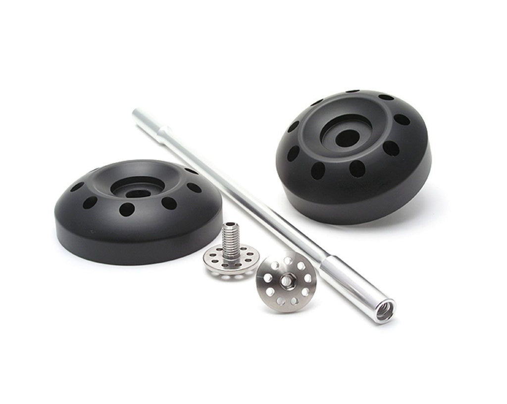 Rear wheel axle slider inc. Titanium bolts