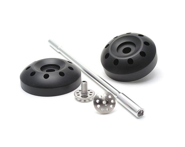 Rear wheel axle slider inc. Titanium bolts