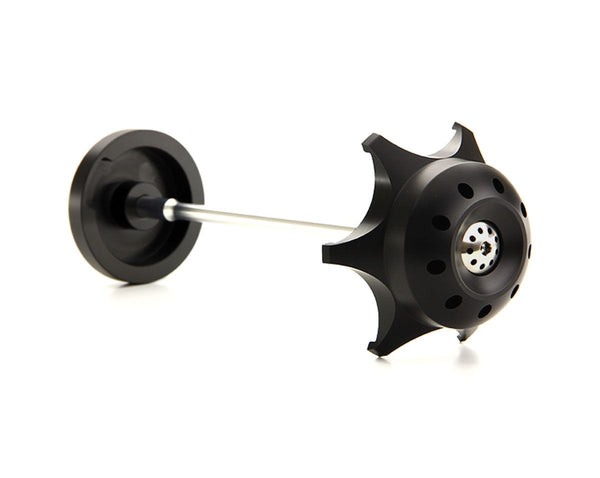Rear wheel axle slider inc. Titanium bolts - "DVC" Style
