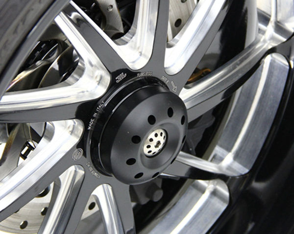 Rear wheel axle slider inc. Titanium bolts - "DVC" Style