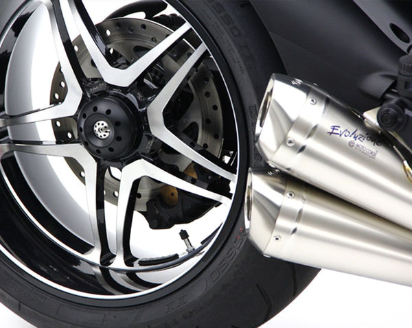 Rear wheel axle slider inc. Titanium bolts - "DVC" Style
