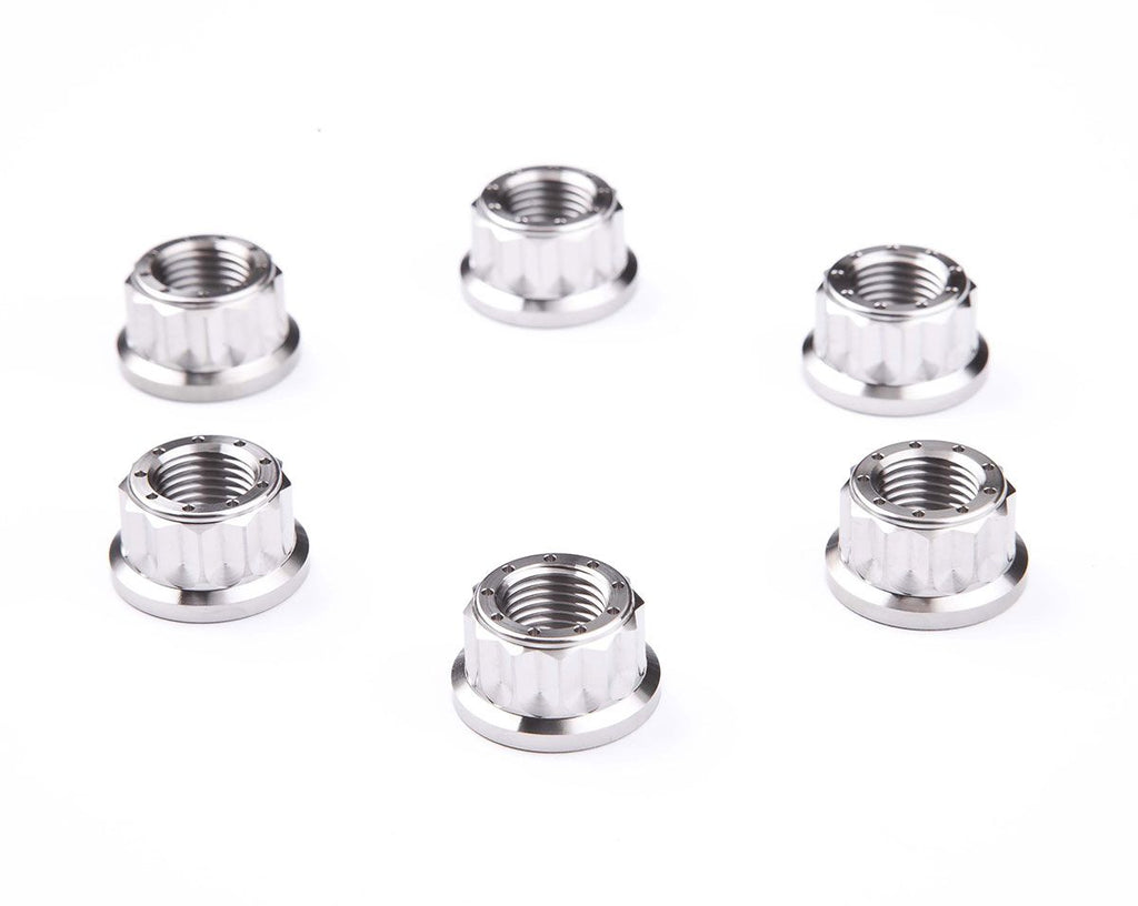 Titanium rear sprocket carrier nuts kit (Nr.6)