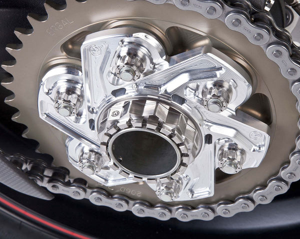 Titanium rear sprocket carrier nuts kit (Nr.6)