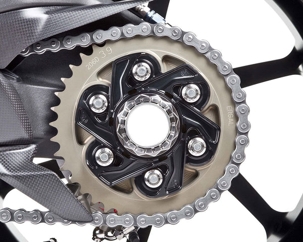 Titanium rear sprocket carrier nuts kit (Nr.6)