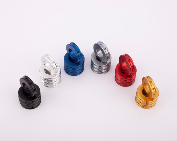 Kit of 4 spacers 5mm. Ø20mm. in Aluminum for front brake calipers - Ducati / Aprilia 4