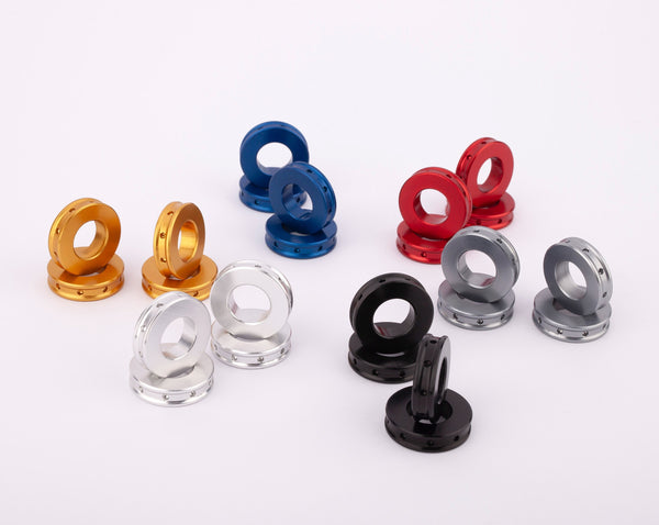 Kit of 4 spacers 5mm. Ø20mm. in Aluminum for front brake calipers - Ducati / Aprilia 5