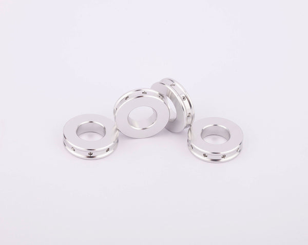 Kit of 4 spacers 5mm. Ø20mm. in Aluminum for front brake calipers - Ducati / Aprilia 7