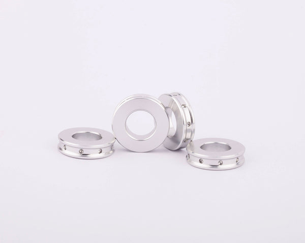 Kit of 4 spacers 5mm. Ø20mm. in Aluminum for front brake calipers - Ducati / Aprilia 8