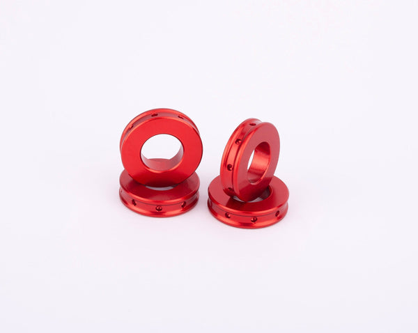 Kit of 4 spacers 5mm. Ø20mm. in Aluminum for front brake calipers - Ducati / Aprilia 13