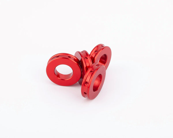 Kit of 4 spacers 5mm. Ø20mm. in Aluminum for front brake calipers - Ducati / Aprilia 14