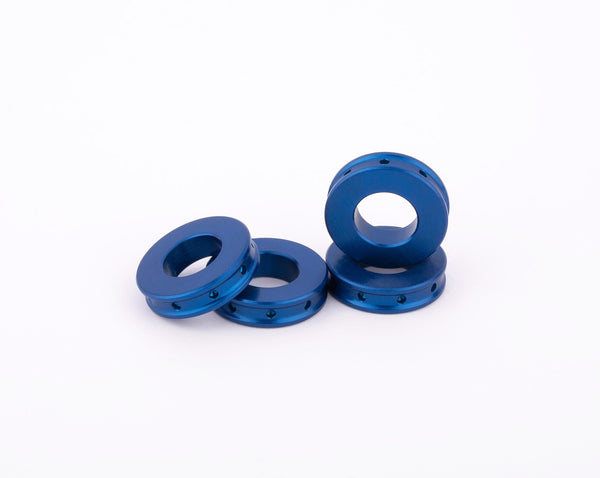 Kit of 4 spacers 5mm. Ø20mm. in Aluminum for front brake calipers - Ducati / Aprilia 15