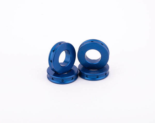 Kit of 4 spacers 5mm. Ø20mm. in Aluminum for front brake calipers - Ducati / Aprilia 16