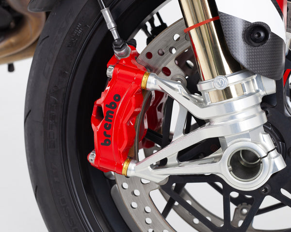 Kit of 4 spacers 5mm. Ø20mm. in Aluminum for front brake calipers - Ducati / Aprilia 20